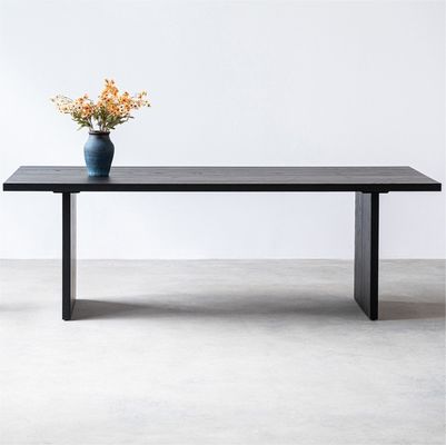 Arredamento di tavolino in legno per la casa moderna Tavolo da pranzo in legno massello per la sala da pranzo