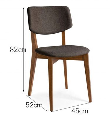 Moderno design Sedile da pranzo in legno massello in stile lussuoso con confezionamento postale Y