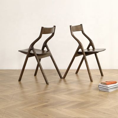 Sedia da ristorante in legno di lusso in stile moderno con disegni e materiali accettabili dal cliente