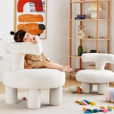 Divano da pranzo in legno massello Sedile in lana di agnello nordico moderno per sala d'attesa e sala da pranzo