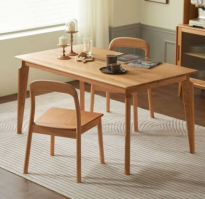 Tavolo da pranzo e sedia da pranzo in legno in stile nordico per mobili domestici moderni