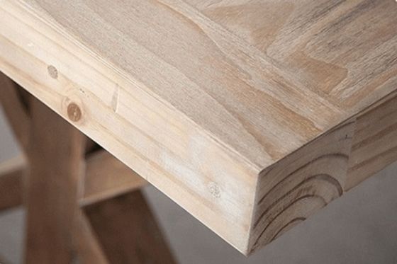Arredamento domestico generale Tavolo da pranzo in legno naturale moderno e sedia da pranzo in legno massello per tavoli da ristorante personalizzati
