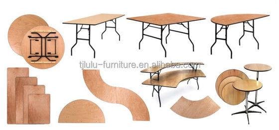 Stile industriale Metalli in legno per ristoranti Tavoli da pranzo in legno Tavolo da pranzo pieghevole in legno personalizzato per le esigenze del mercato dei mobili per la casa