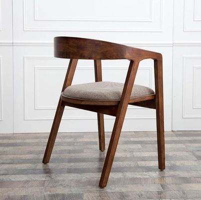 Sedile in legno naturale/noce moderno semplice per la casa Bar da pranzo Sedile in pelle PU in vendita