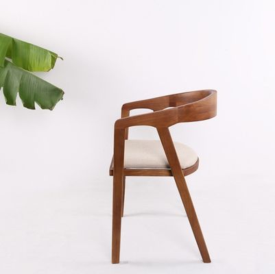 Sedile in legno naturale/noce moderno semplice per la casa Bar da pranzo Sedile in pelle PU in vendita