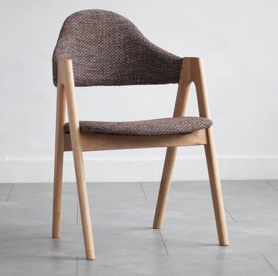 Imballaggio per la posta Artista di stoffe in stile nordico Home Leisure Sedile da pranzo in legno massello con telaio in legno di gomma