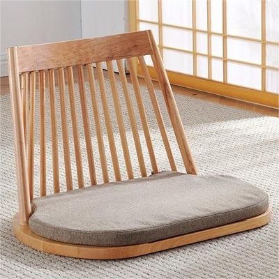 Sedile da pranzo in legno massello con sedute naturali e design moderno Tatami Seatback