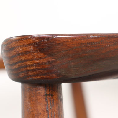 Sedile presidenziale di design nordico in legno massello di cenere per arredi da ristorante