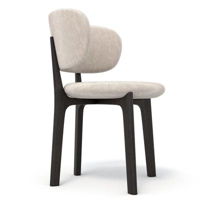 Stoffa/Sponga di schiuma Sedile moderno in legno massello stile crema per mobili minimalisti per sala da pranzo
