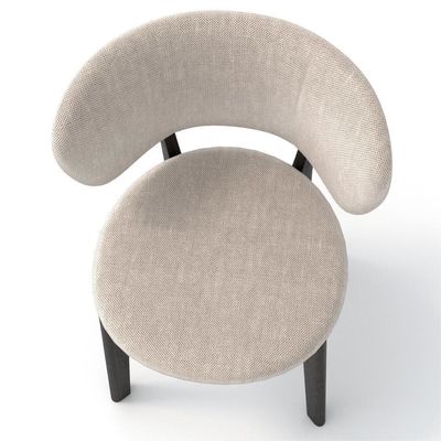 Stoffa/Sponga di schiuma Sedile moderno in legno massello stile crema per mobili minimalisti per sala da pranzo