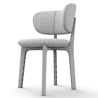Stoffa/Sponga di schiuma Sedile moderno in legno massello stile crema per mobili minimalisti per sala da pranzo