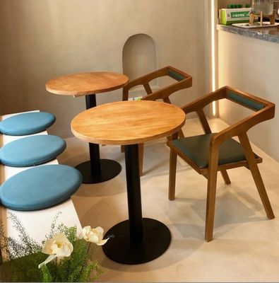 Moderno semplice stile tavolo da pranzo set per ufficio Massello di legno Massello tavolo da ristorante