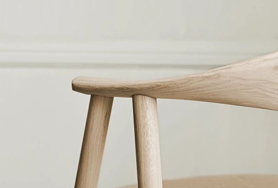 Poltrona in legno massello di lusso vintage W55*D47.5*H74.5cm per mobili per la casa in stile classico