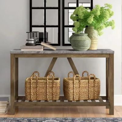 Imballaggio Postale Moderno Disegno Tavolo di Portico in Legno Puro Mensola semplice Tavolo rettangolare