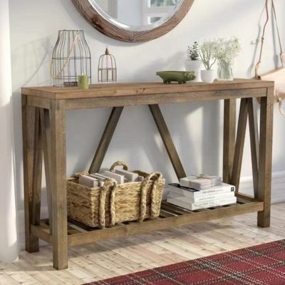 Imballaggio Postale Moderno Disegno Tavolo di Portico in Legno Puro Mensola semplice Tavolo rettangolare