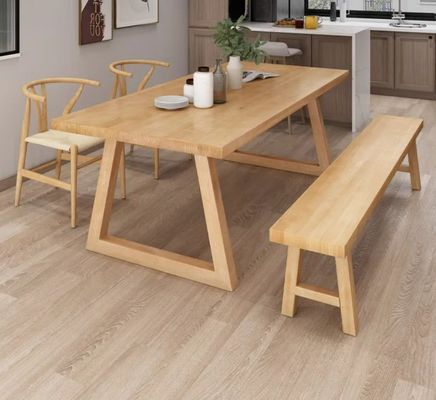 Moderni mobili da tavola in legno massello per sala da pranzo e cucina L120*W70*H75CM
