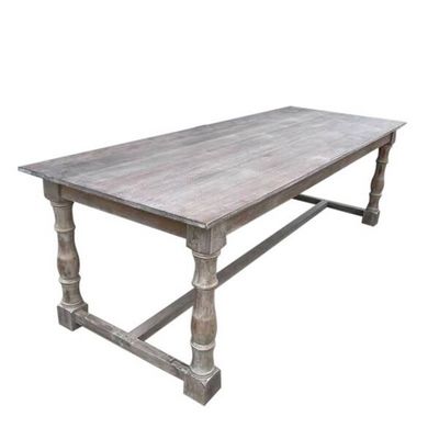 Nitrolacquer Finish American Color Tables Rectamgle In legno massello Tavolo da pranzo pieghevole per design moderno semplice