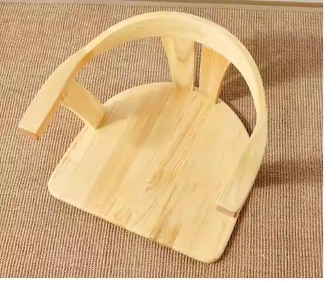 Mobili da soggiorno in legno massello Poltrona da terra tatami giapponese senza schienale