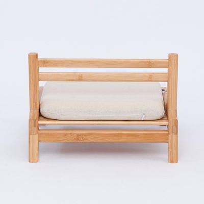 Home Arredamento Giapponese Tatami Leg Legless Leg Wood Tea Chair con supporto posteriore OEM/ODM SI