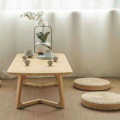 Arredamento di tavolo da caffè moderno in legno massello con finitura in nitrolacchia per il soggiorno Arredamento in stile nordico