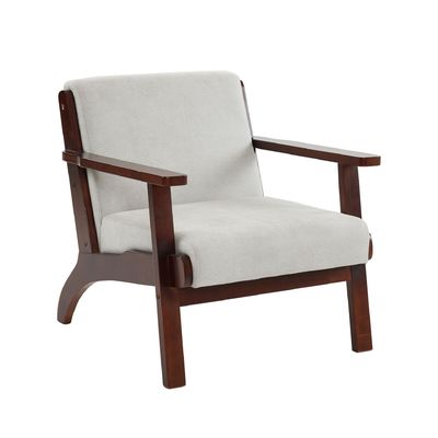 Soggiorno Modern Arm Sofa Fabric Chaise Lounge Single Sofa Chair con Wabi-Sabi Design personalizzato