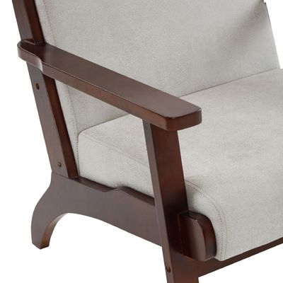 Soggiorno Modern Arm Sofa Fabric Chaise Lounge Single Sofa Chair con Wabi-Sabi Design personalizzato