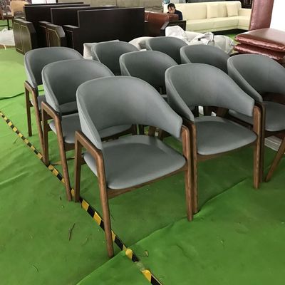 Moderno personalizzare sedie tappezzeria per ristorante hotel mobili in legno massello sedie da pranzo da laboratorio