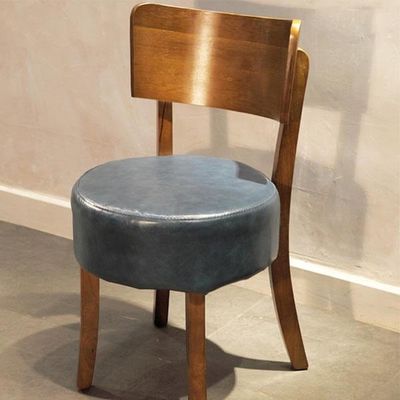Sedile in legno massello per stile nordico Paddle Leisure Cafe Sedile da pranzo Sedile per casa Tappezzeria