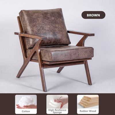 Soggiorno Accent Arm Chair Chair Moderna sedia in legno nordico con velluto di lana di agnello Arredamento di design alberghiero in bianco/nero/giallo