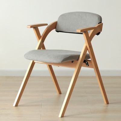 Sedile da pranzo in legno Soggiorno in stile moderno W52.5*D60*H77.5CM con design pieghevole