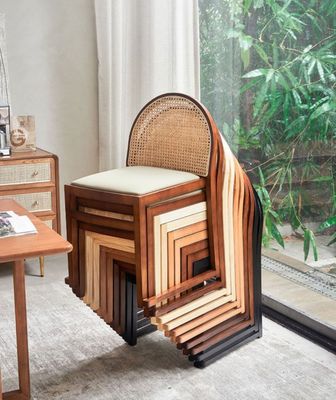 Arredamento della sala da pranzo dell' hotel Sedile da pranzo in rotino moderno per ristorante naturale moderno