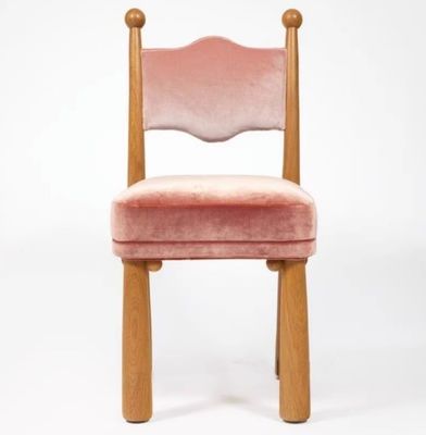 Home Arredamento Moderno Design Sedile morbido Legno agnello lana Sedile da pranzo Per soggiorno e hotel