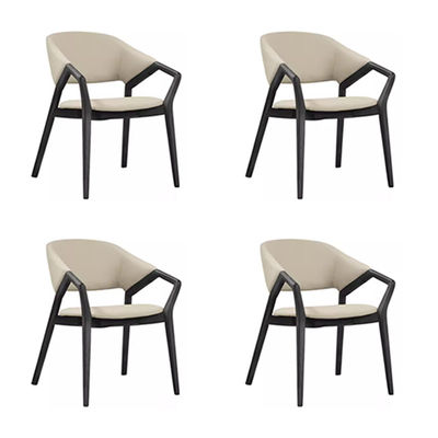 NO Sedile da pranzo in legno piovuto di cenere massiccio per sedie da pranzo in legno di lusso in camera d'albergo