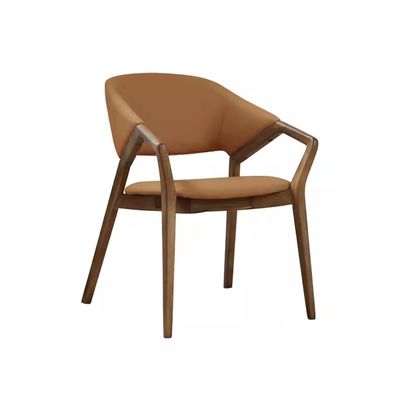 NO Sedile da pranzo in legno piovuto di cenere massiccio per sedie da pranzo in legno di lusso in camera d'albergo