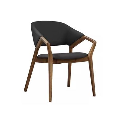 NO Sedile da pranzo in legno piovuto di cenere massiccio per sedie da pranzo in legno di lusso in camera d'albergo