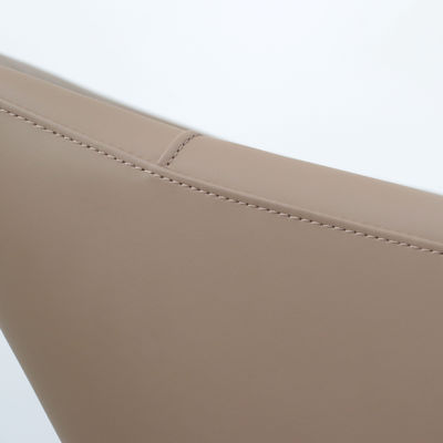 Posta Imballaggio Legno massello PU Pelle Sedile da pranzo per caffè e ristoranti in stile nordico