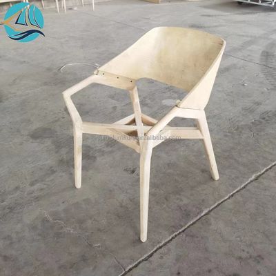 Posta Imballaggio Legno massello PU Pelle Sedile da pranzo per caffè e ristoranti in stile nordico