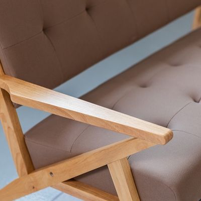 Sedile da divano in legno massello in legno W60*D73*H76CM La soluzione definitiva per sedute in soggiorno e hotel moderni