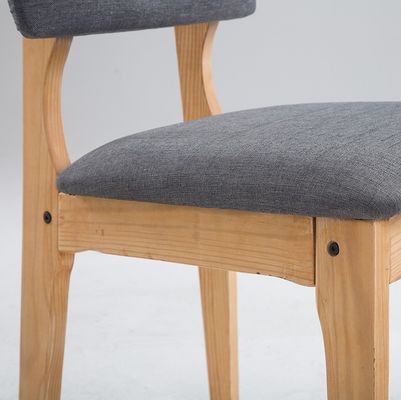 Arredamento moderno per la sala da pranzo Sedie in legno massello con finitura in nitrolacchia per arredi da ristorante