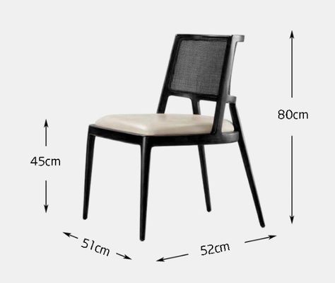 Arredamento moderno di sala da pranzo in legno per hotel di lusso Sedie da rattan moderne per ristoranti