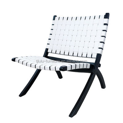 Arredamento per soggiorno Disegni personalizzati Divano moderno pieghevole in legno Sedia con finitura in nitrolacchia