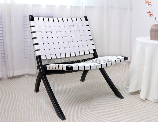 Arredamento per soggiorno Disegni personalizzati Divano moderno pieghevole in legno Sedia con finitura in nitrolacchia