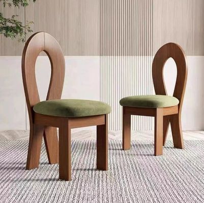 Imballaggio postale N Arredamento del soggiorno Moderno design Sedile morbido Legno agnello lana Sedile da pranzo per hotel e casa