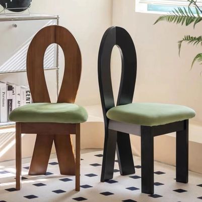Imballaggio postale N Arredamento del soggiorno Moderno design Sedile morbido Legno agnello lana Sedile da pranzo per hotel e casa
