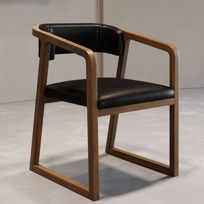 Sedile da pranzo in legno di gomma personalizzabile per ristoranti di design moderno e durevole