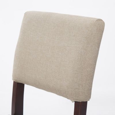 Sedile da pranzo in legno massello imbottito in tessuto colorato Perfetto per arredamento alberghiero / sala da pranzo / ristorante