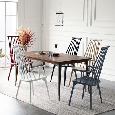 Sedile da ristorante moderno in legno massello per il rottano naturale in hotel e ristoranti di lusso