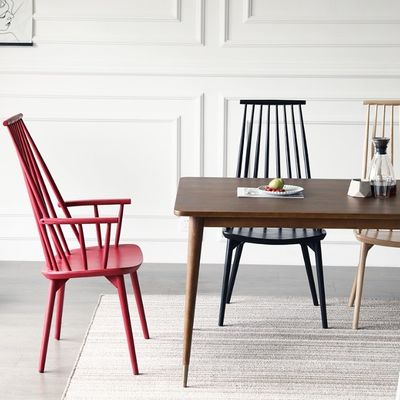 Sedile da ristorante moderno in legno massello per il rottano naturale in hotel e ristoranti di lusso
