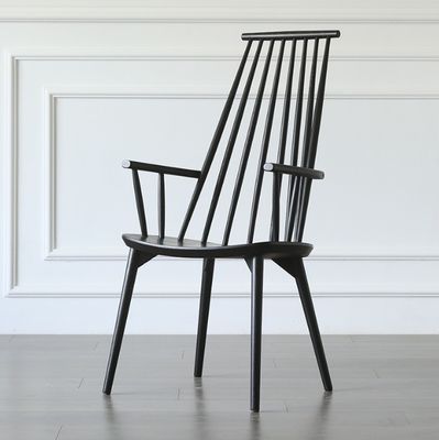 Sedile da ristorante moderno in legno massello per il rottano naturale in hotel e ristoranti di lusso