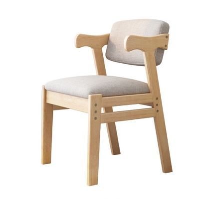 Moderna sedia da pranzo in legno massello nordico con appoggio per braccia NO Piegato stile di design Moderno Piegato NO